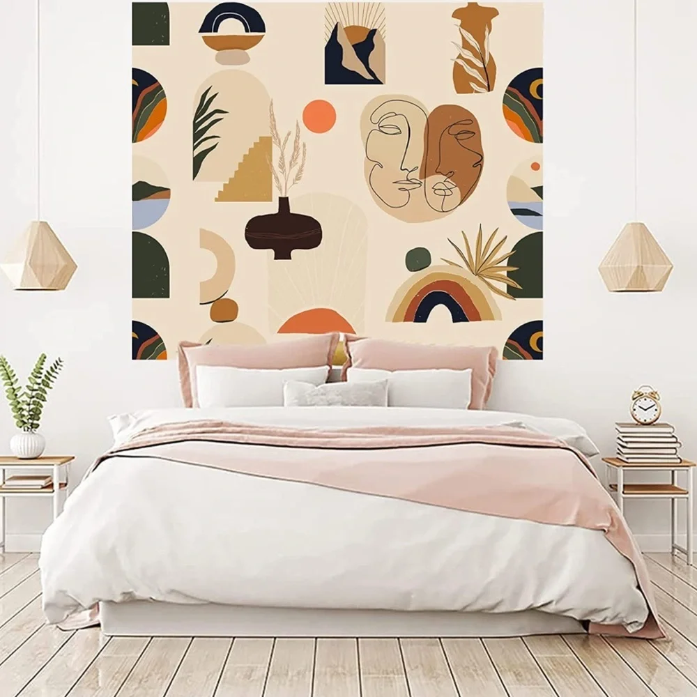 💜 NEW RETRO  Boho Tapestry WALL HANGING . 🌻